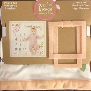 Baby Milestone Blanket/Photo Shoot Prop 3Piece Set